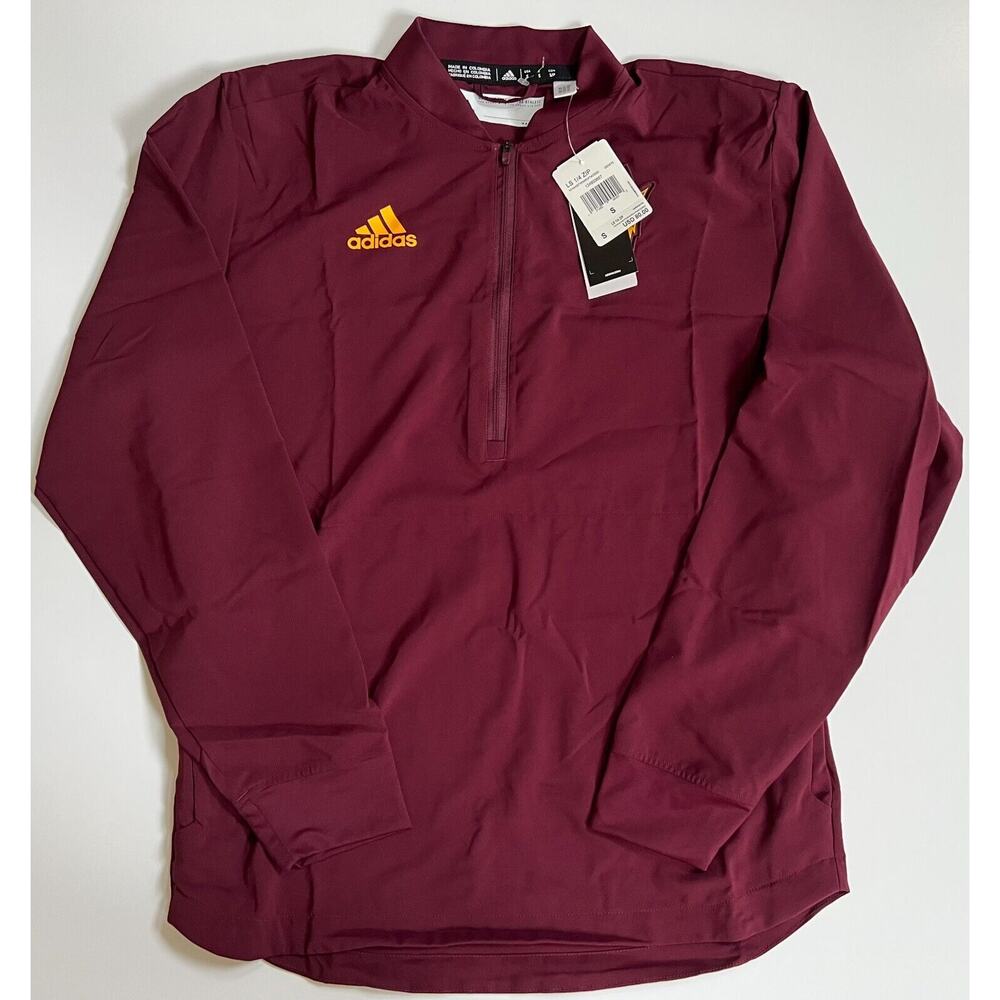 Adidas Arizona State Sun Devils Jacket Maroon GE5675 Men's Size S NWT - Picture 12 of 12